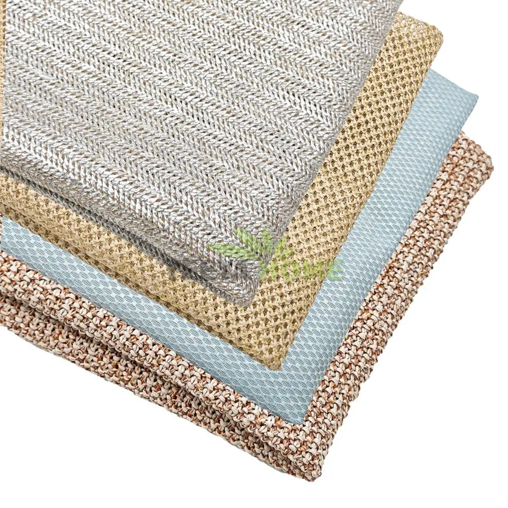 Имитация ткани рафии полипропиленовая тканая ткань для сумок обуви шляпы