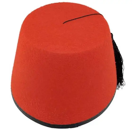 Adult Felt Turkish Dr Who Shriner Red Fez Hat Turkish Hat