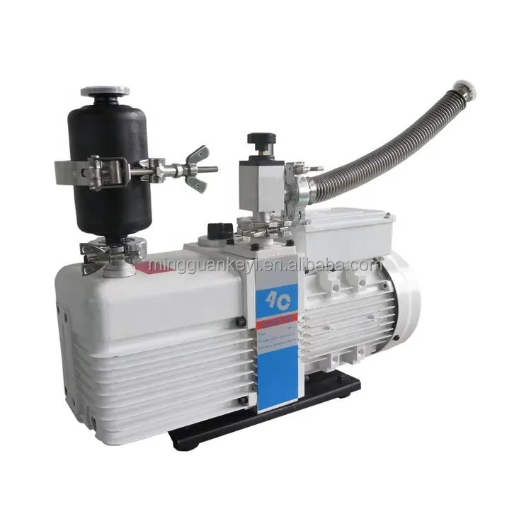 2.2 L/s Double Stage Rotary Vane Vacuum Pump with Exhaust Filter for lab coating machine -VRD-8