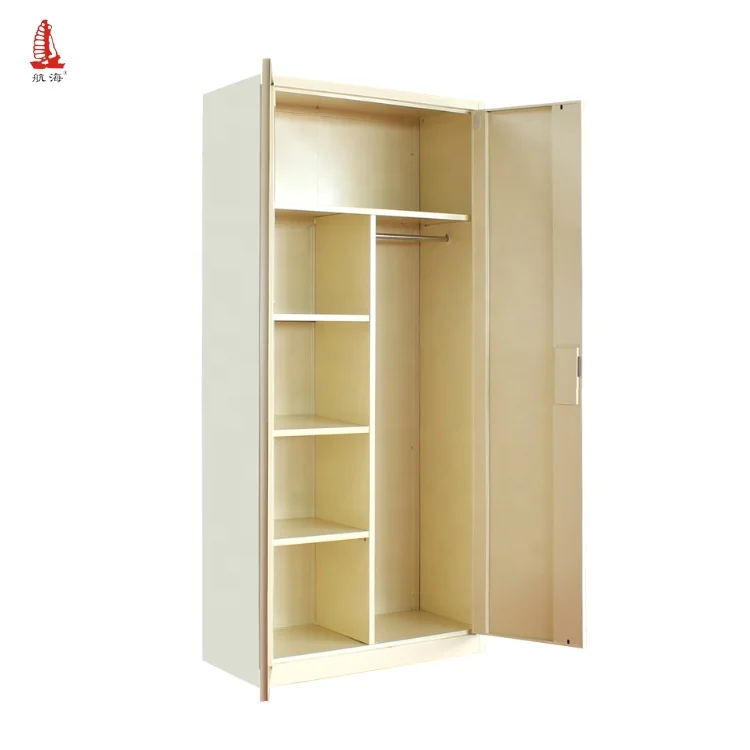 Indian Style Steel Locker Almirah Wall Mounted Clothes Cupboard For Bedroom Design