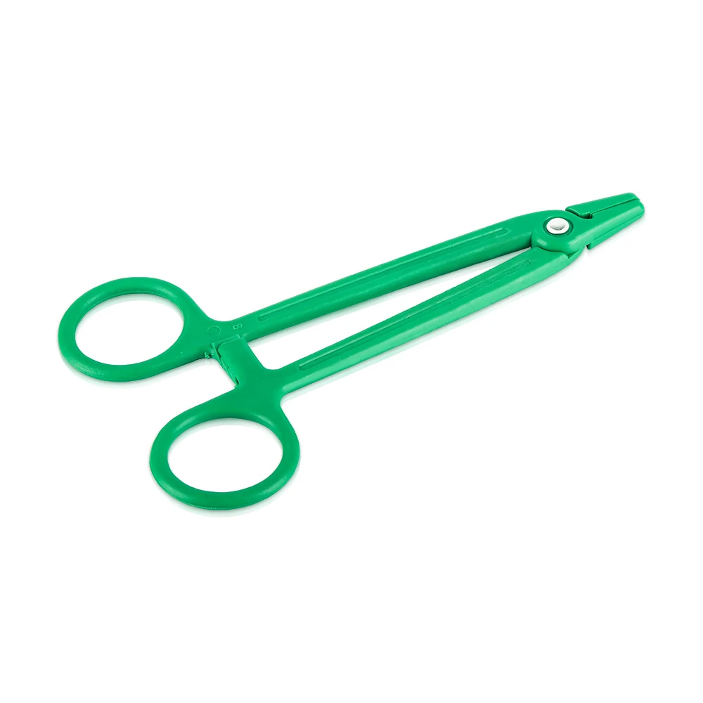 Disposable Medical Plastic Forceps Rhombus Type 13.9cm