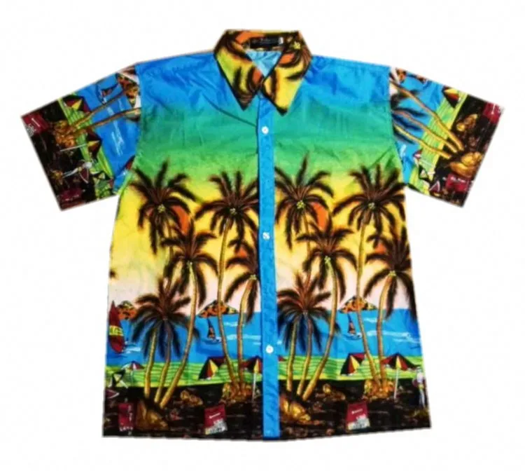 Lower Price custom wholesale  Digital printing mens shirts from turkey