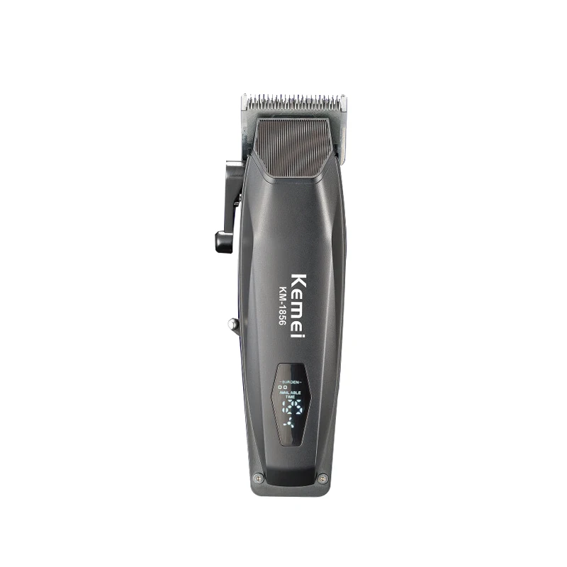 Kemei km-1856 Large Capacity Lithium Battery High Quality New Barber Hair Cordless Trimmer Electric Professional Hair Clipper
