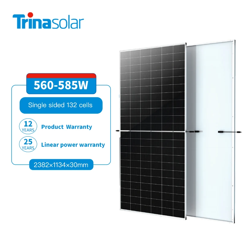Trina 500W 700W 1000W Topcon Cells Mono Solares Paneles Costos цена для домашнего электричества