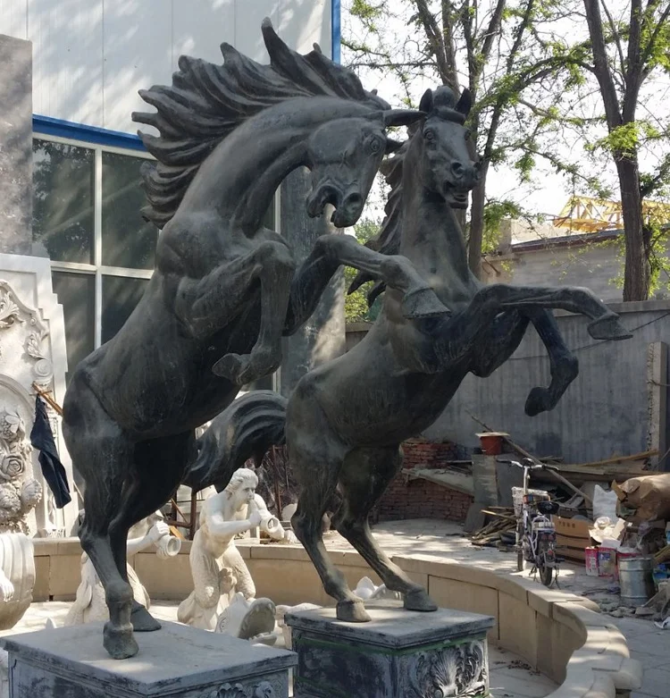 Life Size Bronze Horse Statue for Sale, brass horse sculpture