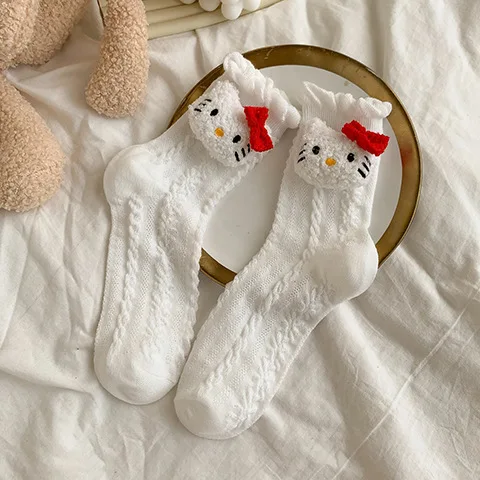New Trend Fashionable Custom Cute Fun Kawaii Socks Hello Kitty No Show Socks