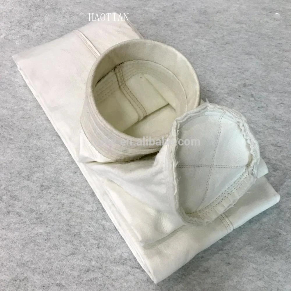 PTFE Coated Non- Woven Fiberglass Filter Bag For Cement Plant