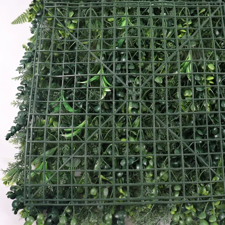 Artificial Boxwood Hedge Grass Wall Faux Simulation Tropical Vertical Green Plant Wall For Home Garden Decoration