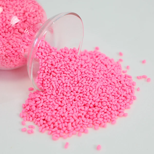 Sporting goods white tpe tire special raw material rubber particle material 80A soft plastic wear-resistant particles