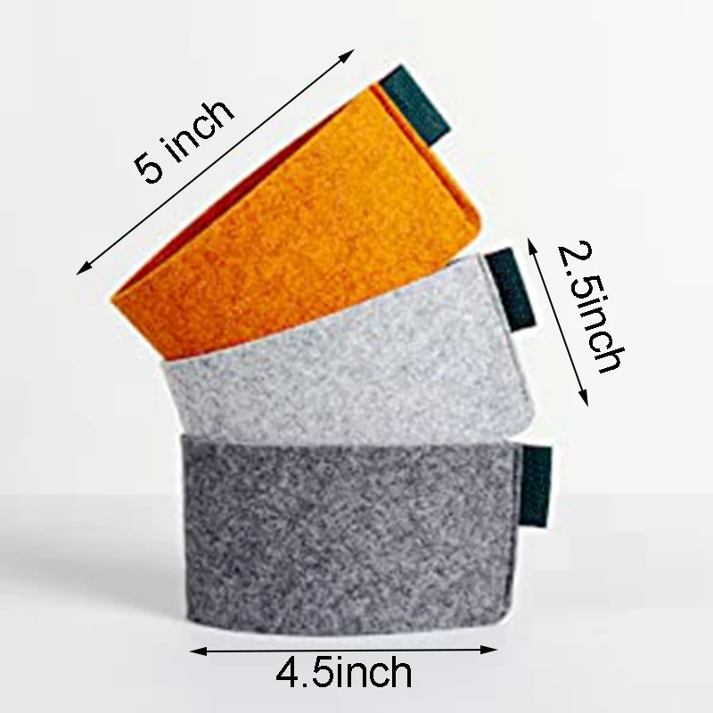 Reusable Coffee Tea Cup Sleeves Heat Resistant Insulates Protective Sleeve Nonslip Felt Cover for 12oz-24oz Cups