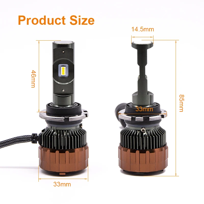 H15 LED  50W Car LED Fog Light Bulbs Driving Lamp LED Headlight Auto Lighting System High Beam DRL