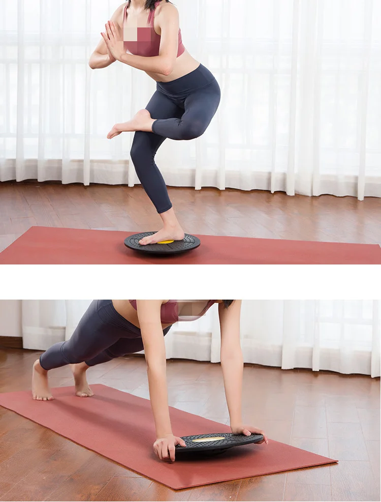 Useful Fitness Exercise Training Pedal Waist Twisting Massage Disc Yoga Balance Board