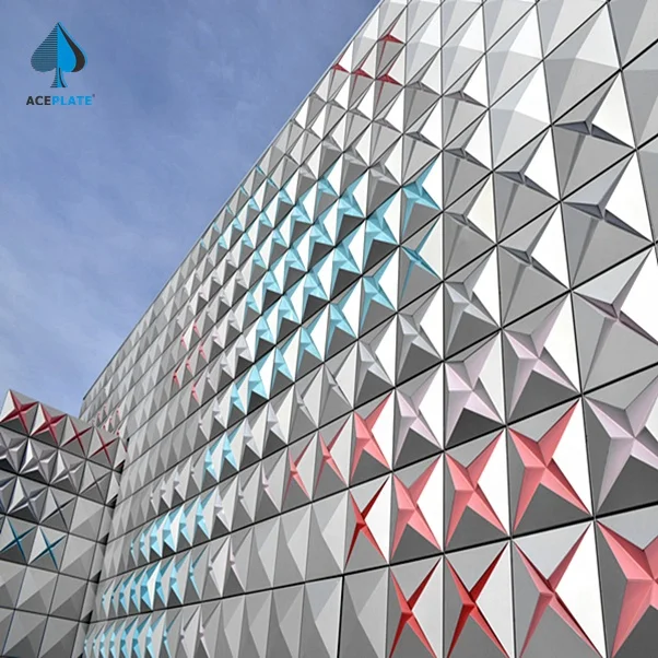 ACEPLATE Wallpaper Facade 3d Wall Panel Building Material Design Aluminum Alloy Modern Exterior More Than 5 Years