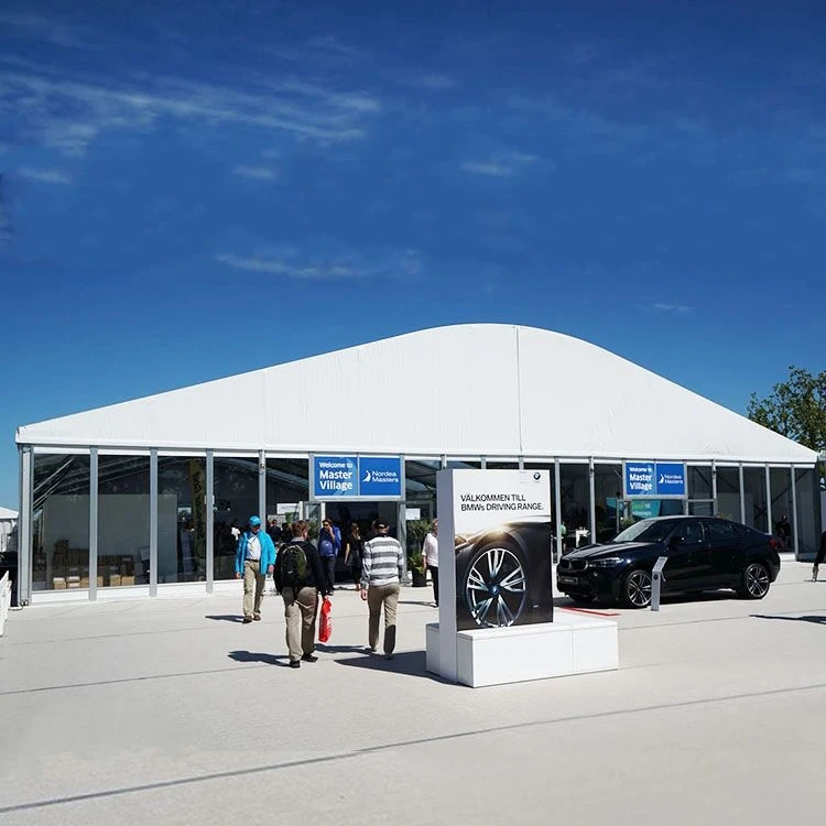 1000 People Outdoor Expo White Arch Trade Show Tent For Commercial Event