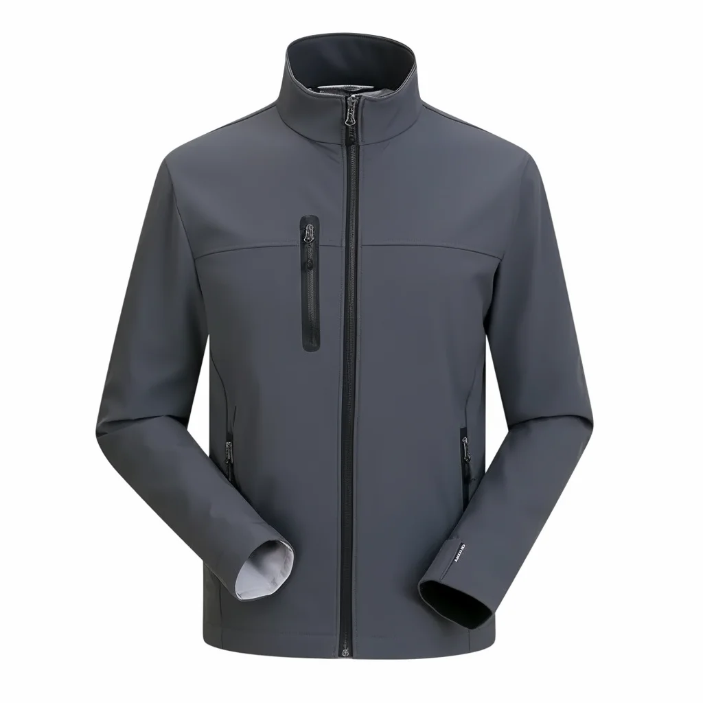 OEM Wholesale High Quality Custom Label Zipper Logo Fashion Autumn Winter Jackets Sports Golf Men Coats Jackets