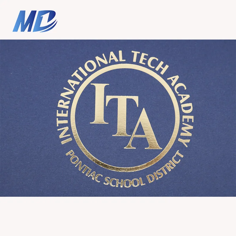 Custom Cheaper Paper Diploma Folder Certificates Holder for Gradutaion