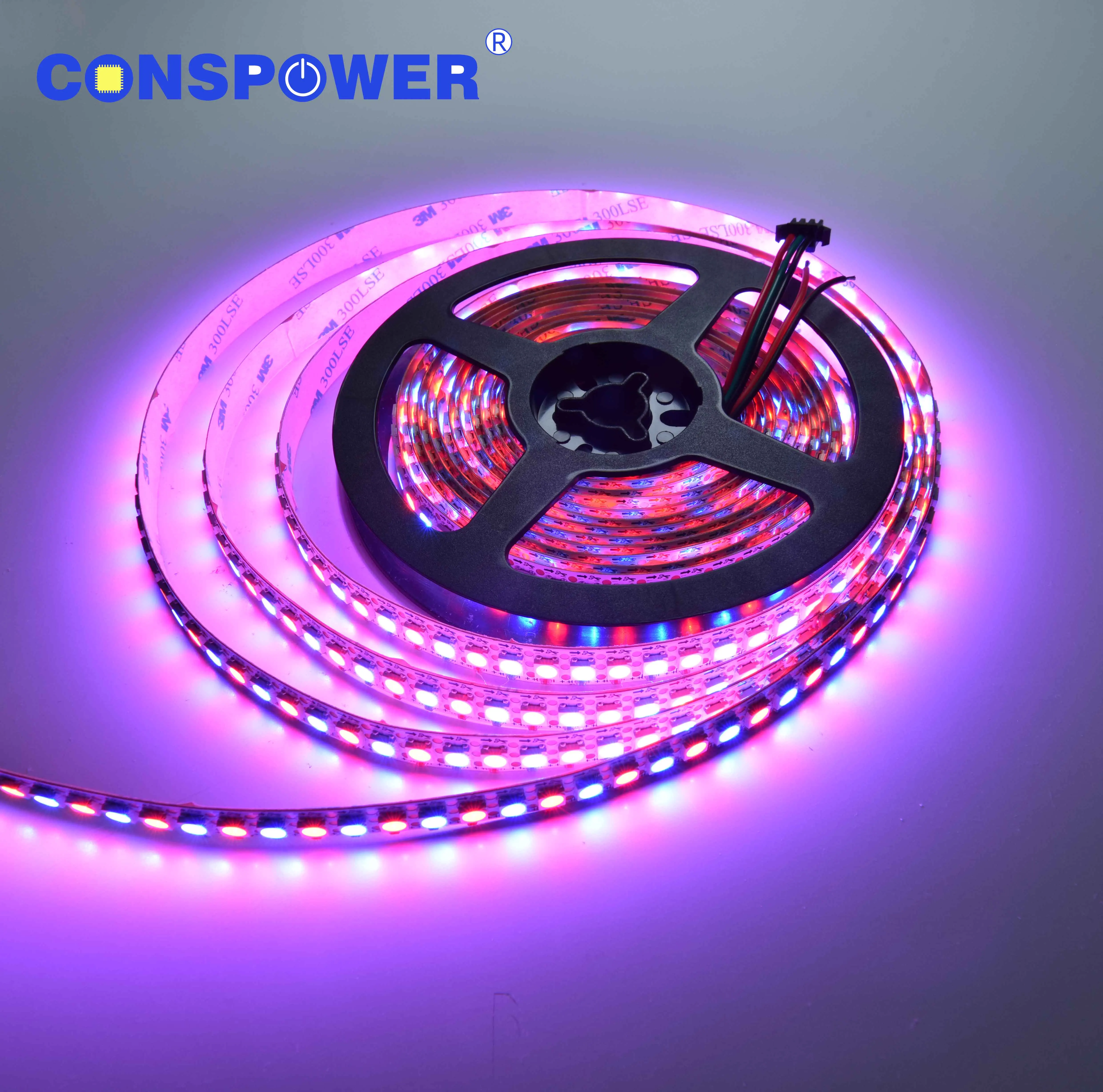 RGB5050 Digital Strip 144LEDS/M Built-in IC SK6812 5050 WS2812B Color Strip 5050RGB 5V Addressable RGB Led Strip Manufacturer