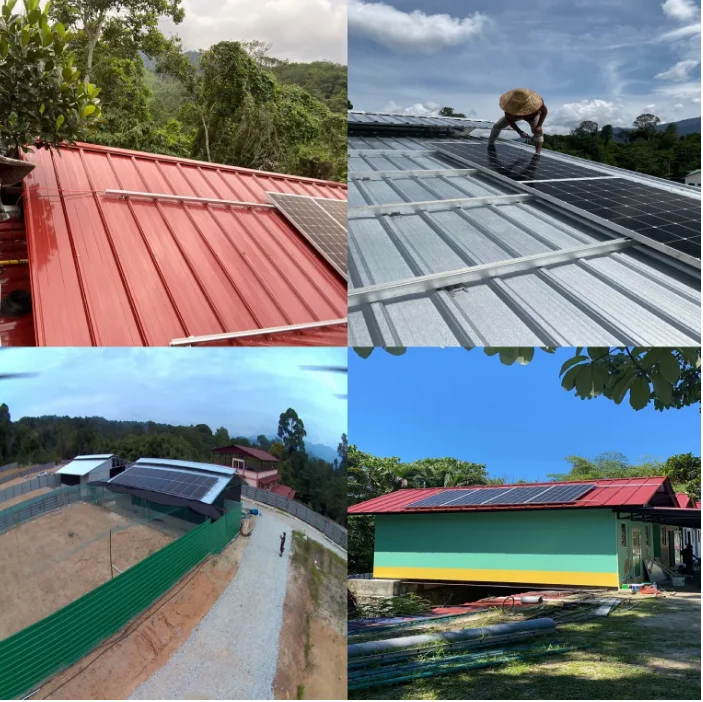 Solar Bracket Solar Panel Roof Racking System Ground Mount Structure Solar Pv Solar Panel Support For Building