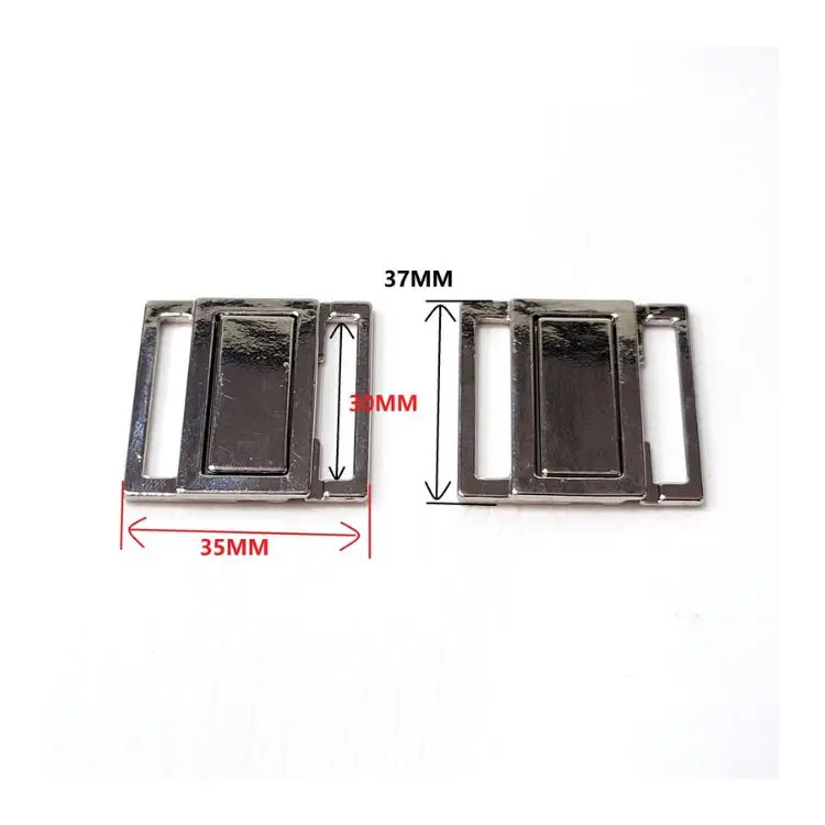 High-end Factory Custom  Rustless Buckle Bikini Connector Swimwear Closure Clasp