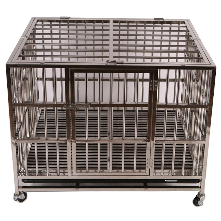 Cage Stainless Steel OEM For Sale High Duty Dog Cage Stainless Steel Dog Crate