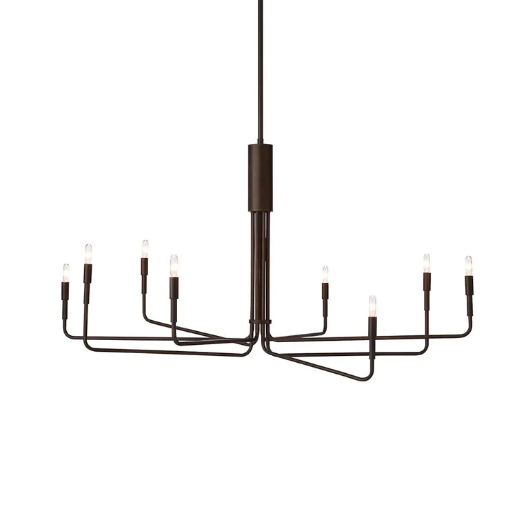 Antique Retro Lamp Home Sloped Right-angled Nordic Ceiling Lighting thaddeus linear Chandelier