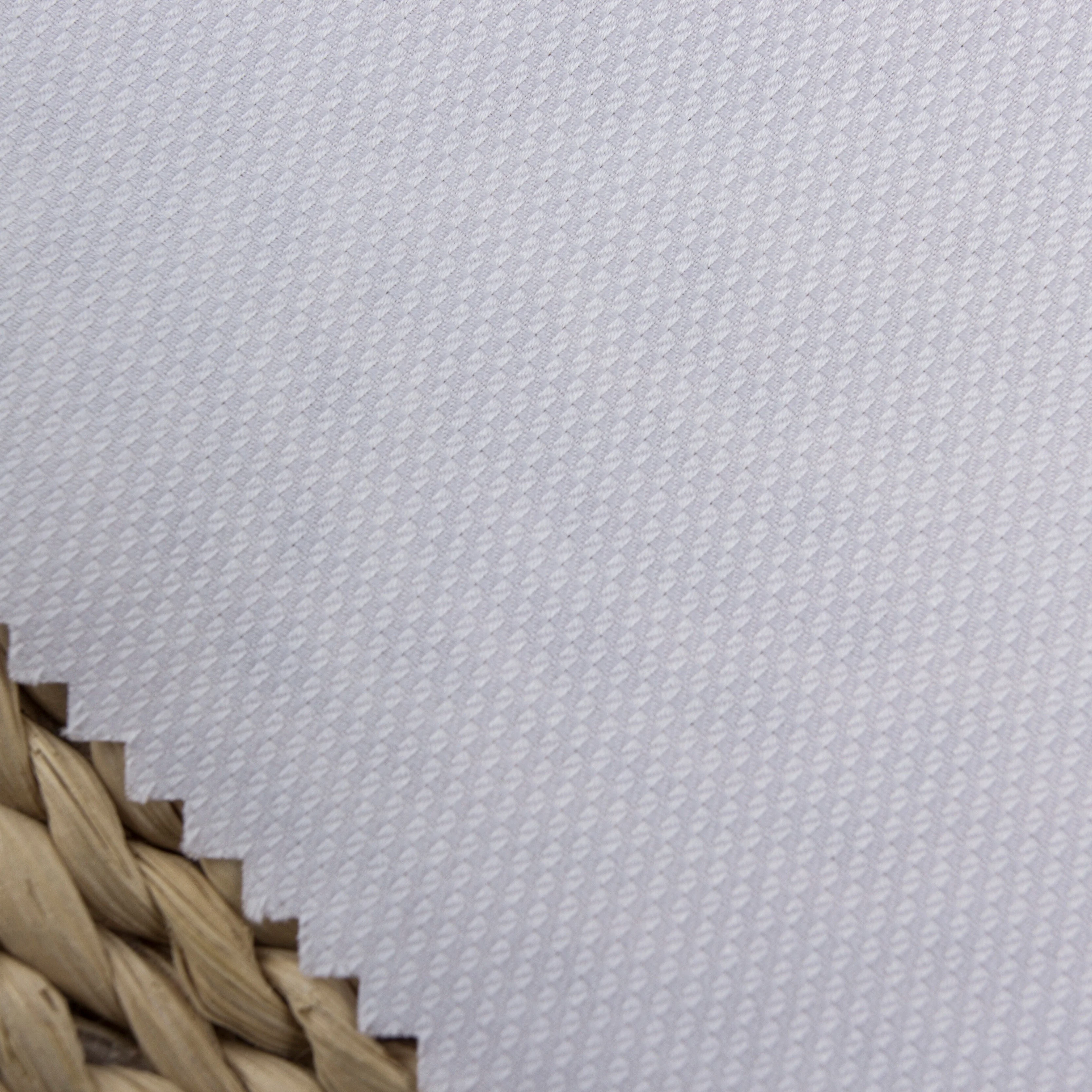 037 Diamond Anti-Wrinkle Liquid Ammonia 100 S Cotton White Fabric Textured Sewing Shirting Fabric For Men