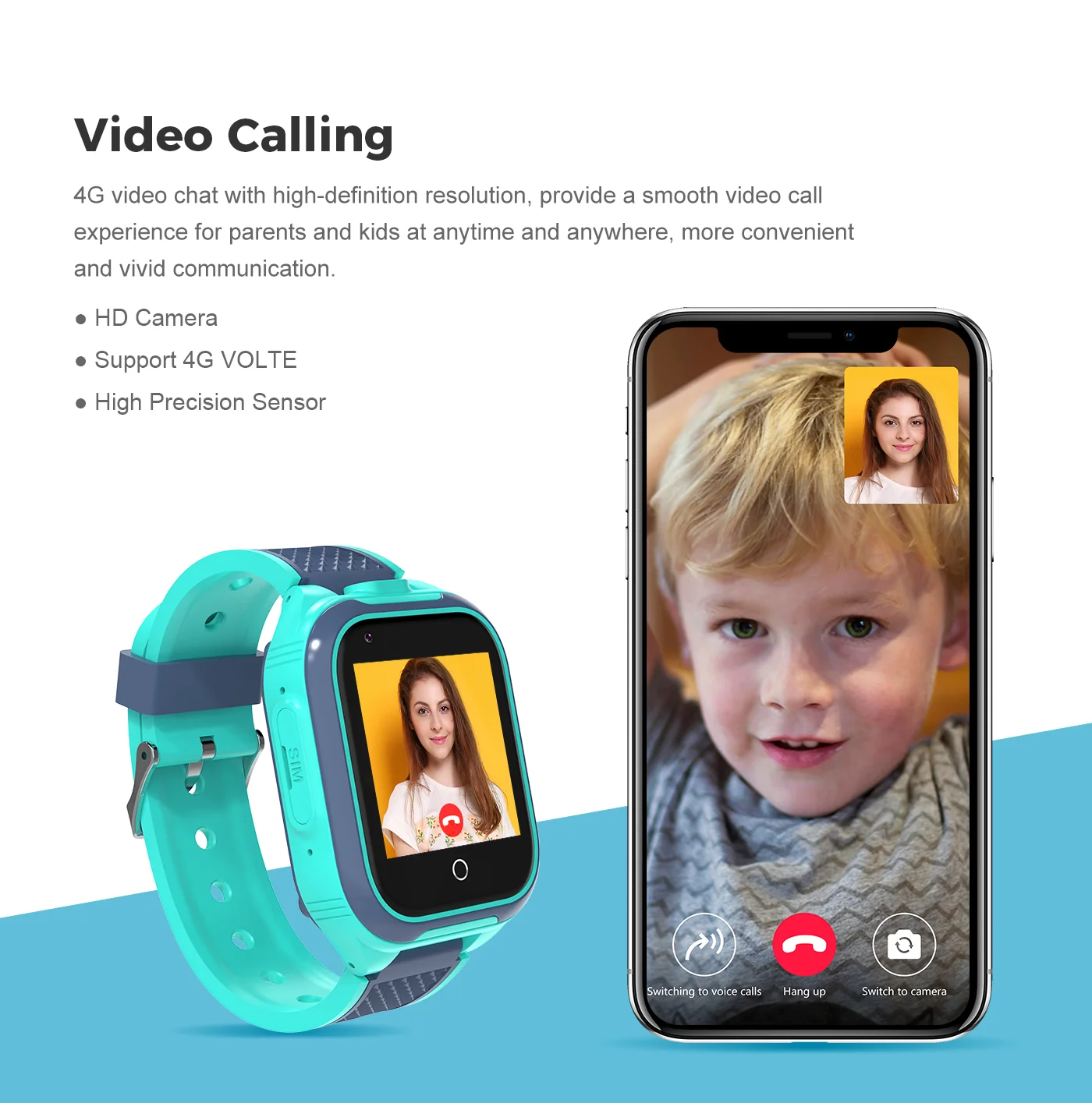 LT21 Pro Kids Smart Watch GPS 4G Volte Video Call 1.4 Inch 750 Mah Dual HD Camera Children Smartwatch 2023 Support Sim Card