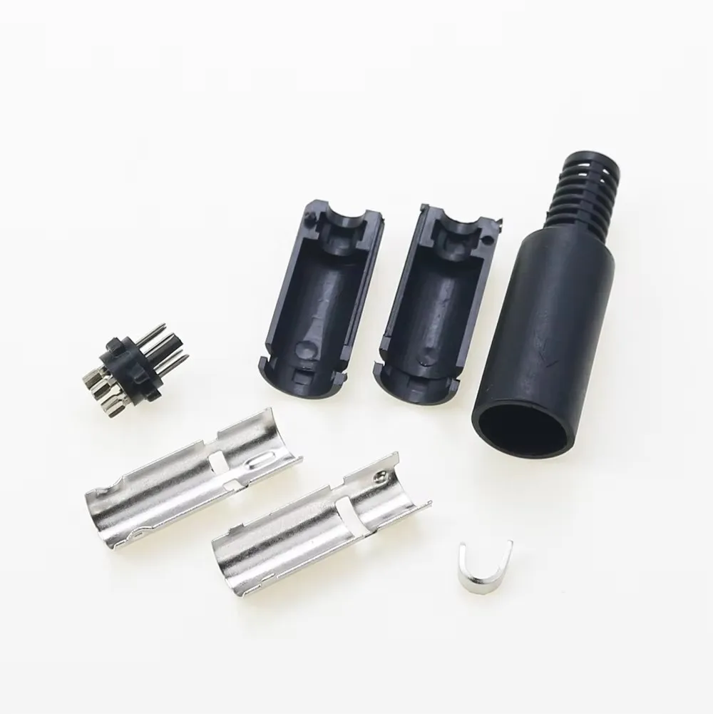 Mini DIN Plug 3/4/5/6/7/8 PIN Chassis Cable Mount Male Female Socket 3-8Pin Welding Wire S Terminal Mini PS2 Male Connector