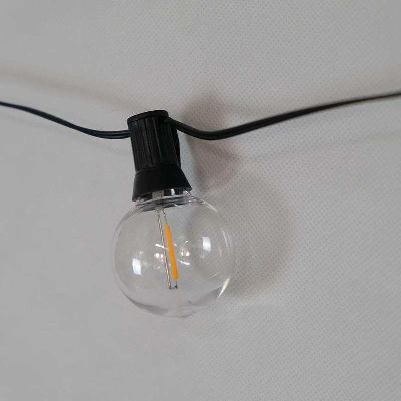 Holiday smart strip lights waterproof outdoor fairy lights wifi string bulb