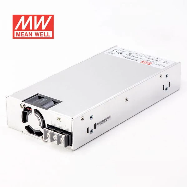 HRP-450-48 MEAN WELL 48 V 9.5 A  PFC  1U  AC-DC high reliability single switching power supply