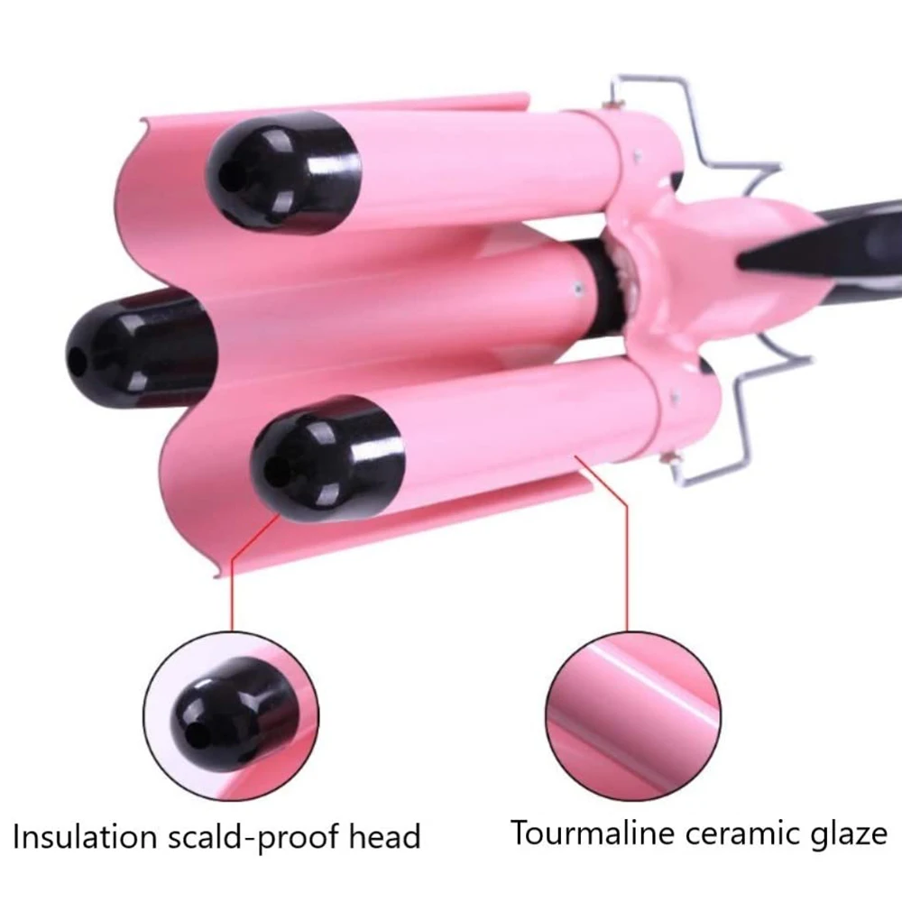 Wholesale Big Barrel 360 Degree Hair Curler Different Types Professional Styler Hair Curling Iron Waver 3 In 1 Hair Curler