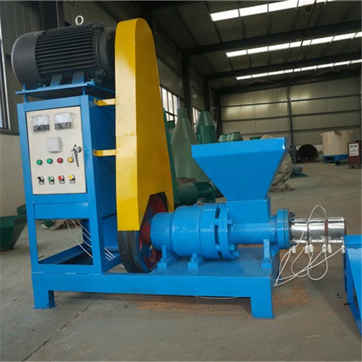 Высококачественный экструдер для брикетов с рисовой шелушкой, машина для изготовления брикетов для барбекю