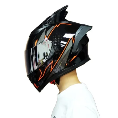 New  Full Face Dual Lens motorcycle helmet  Men Racing Motorcycle motorcycle safety helmet