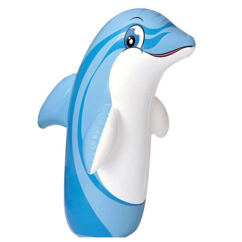 
Custom Logo 85cm Inflatable PVC Animal Tumbler Toy for Sales Advertising Promotion 