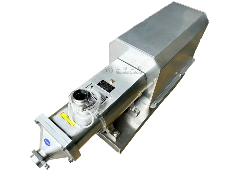 stainless steel sanitary micro concrete stator high viscosity screw pump mini twin screw pump