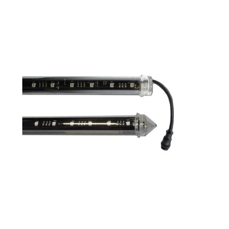 64leds smd5050 rgb 12v 3D 30mm dmx pixel led meteor tube light