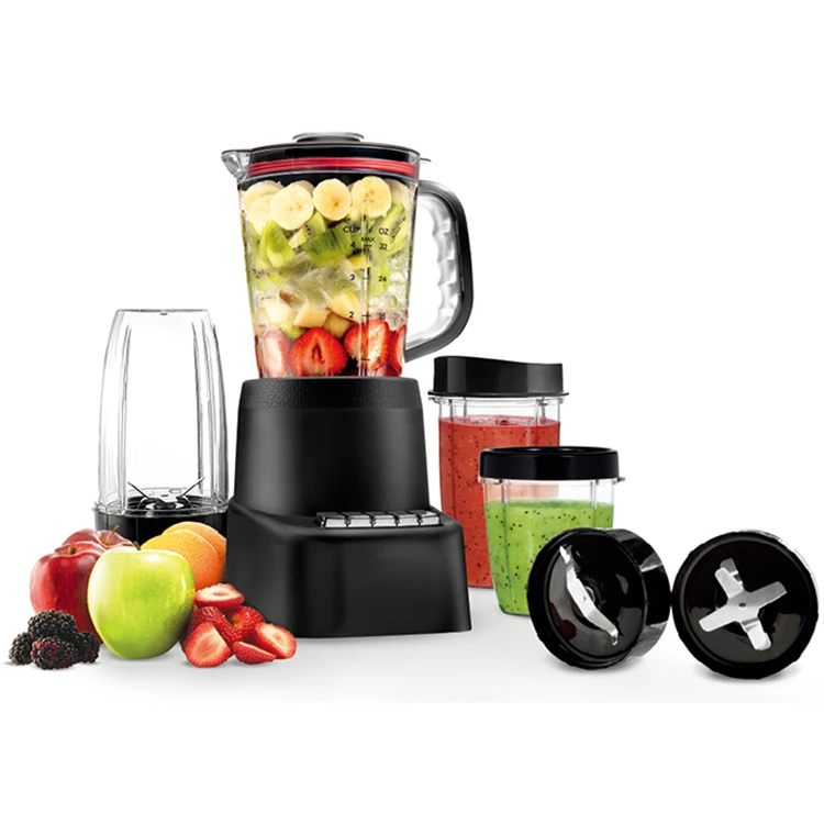 X.J.GROUP 6 in 1 Blender Commercial Smoothie Blender Baby Blender