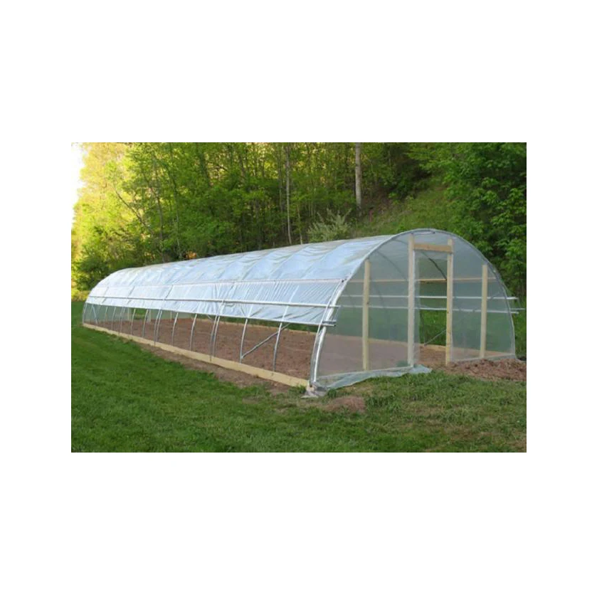 
200 micron reinforced woven pe double layer plastic greenhouse clear film 