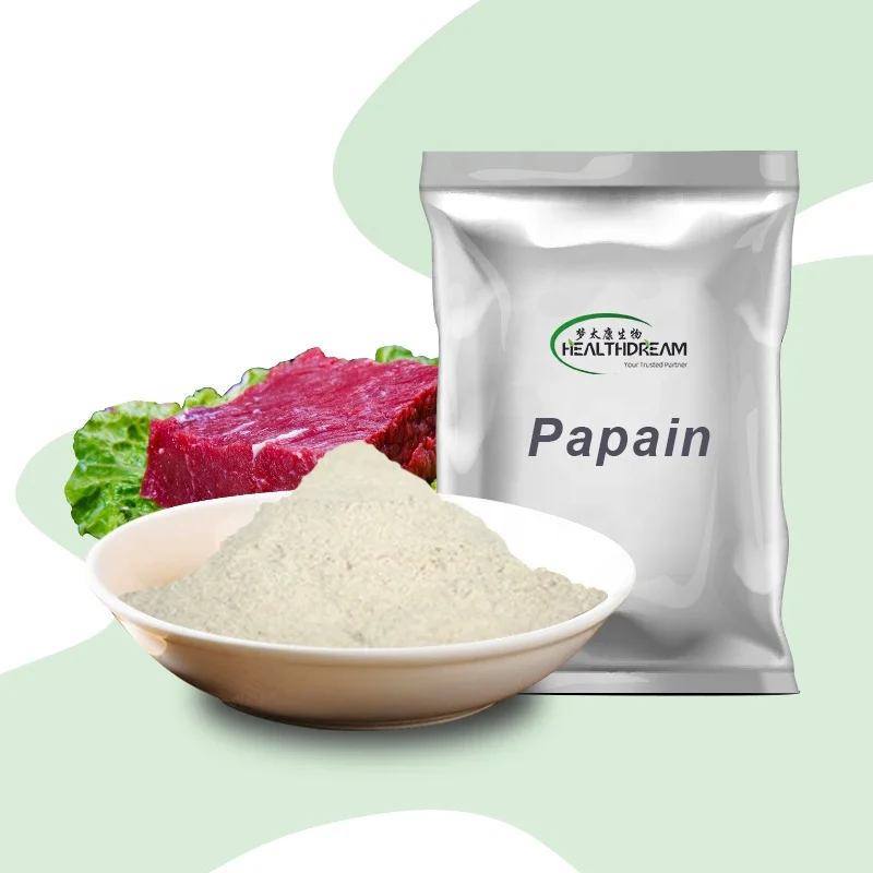Manufacturer Supply Papain Food Grade 100 000 Enzyme for Meat Tenderizing Powder