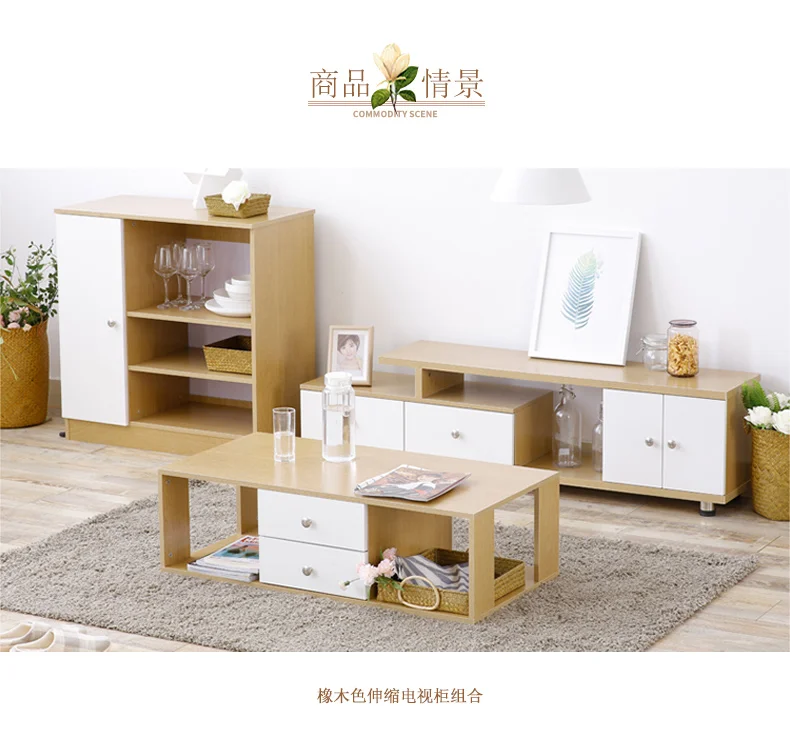 Minimalist TV cabinet modern minimalist light luxury floor cabinet Nordic small apartment living room furniture new