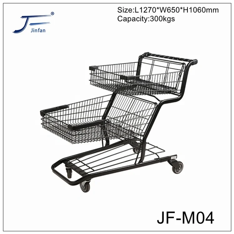 Factory Sale Steel Supermarket cargo handling Platform Warehouse Transport trolley Truck for warehouse