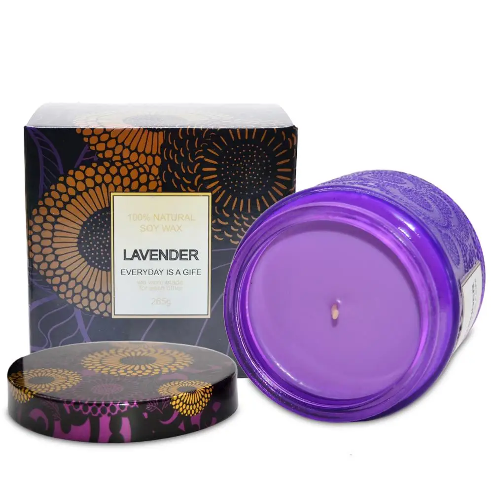 Ароматические свечи из соевого воска, Роскошные Ароматические свечи в стеклянной банке