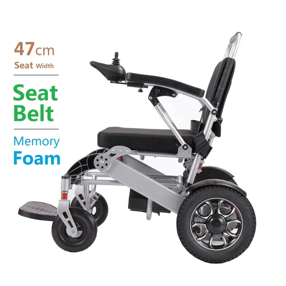 KSM-605 2021 Amazon горячие продажи портативный Электрический инвалидный колясок Автоматический складной инвалидной коляски с пультом дистанционного