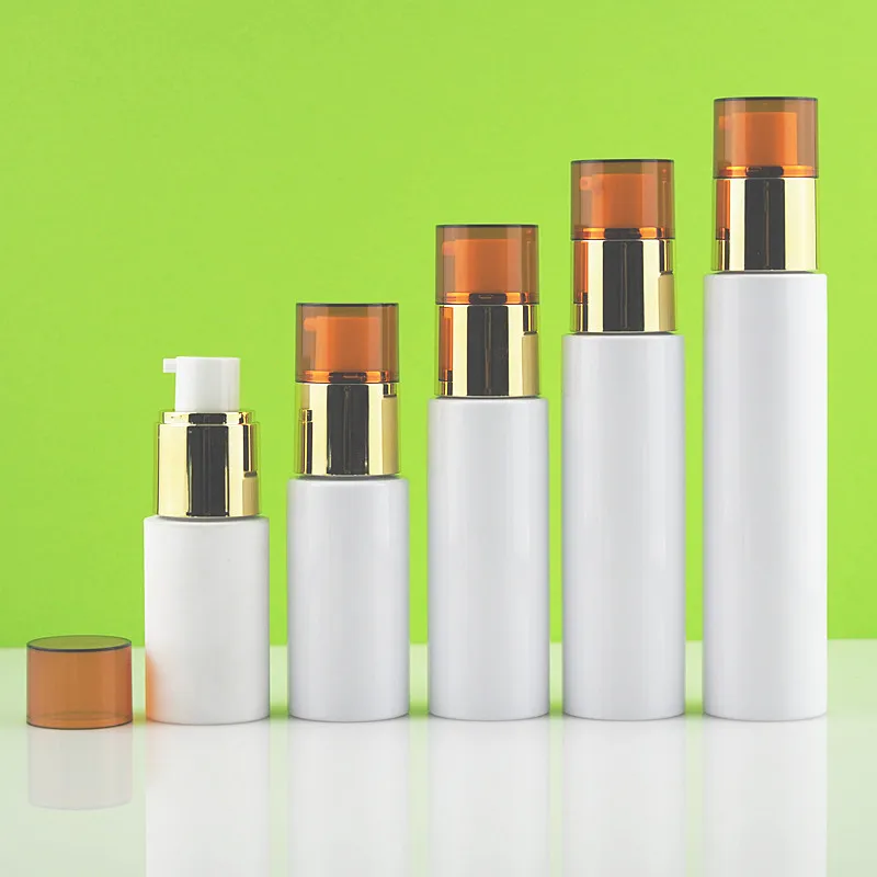 spray pump  PET plastic skincare  cosmetic PET firming serum bottle