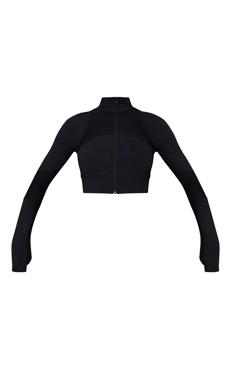 Top Fashion New Design 2021 Hot Selling Custom Logo Cool Black Sports Jacket for  Women