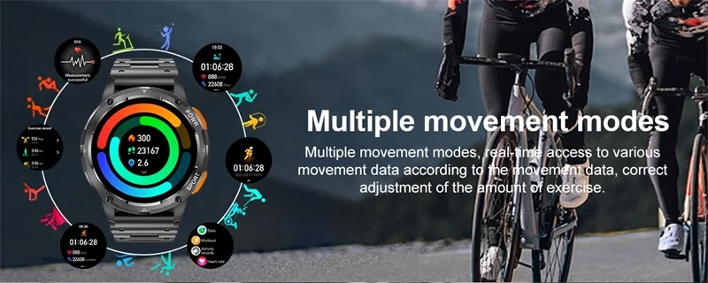 AK59 Smart Watch 2024 Outdoor Sports 1.43inch AMOLED BT Calling 400mAh Battery Health Heart Rate SpO2 Monitoring Smart Watch (11).jpg