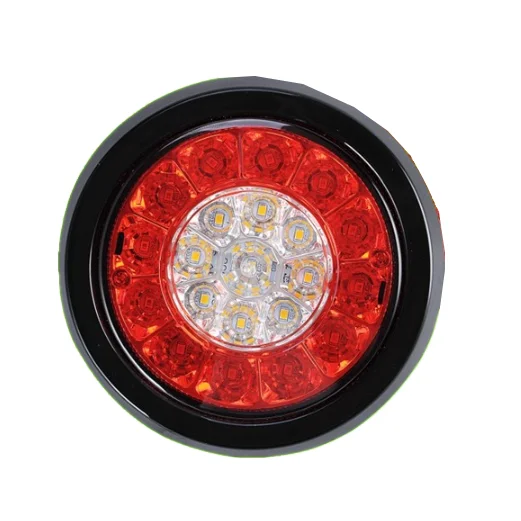 4 inch round led tail lights Emark/ADR/DOT led rear lights for LED truck light vehicle stop turn tail Light