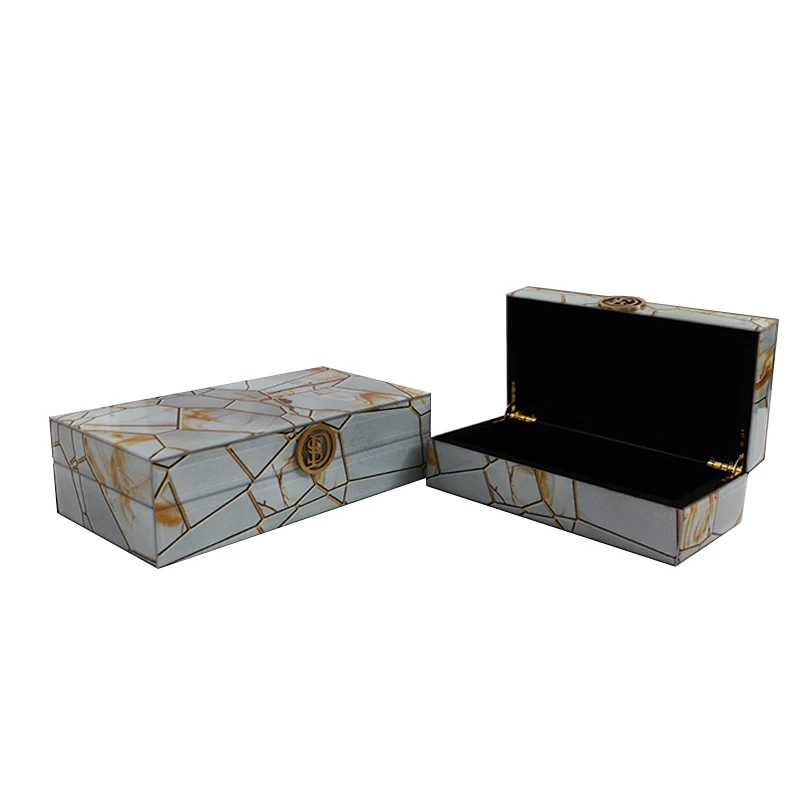 New Chinese model room decoration box decoration modern minimalist home living room TV cabinet bedroom jewelry box storage box