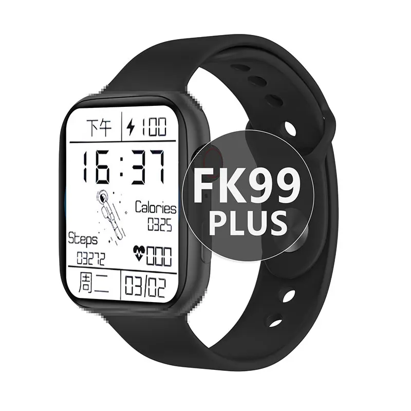  Новые горячие продажи беспроводной зарядки smartwatch FK99 плюс серии 6 1 75 полный сенсорный экран фитнес FK99pro