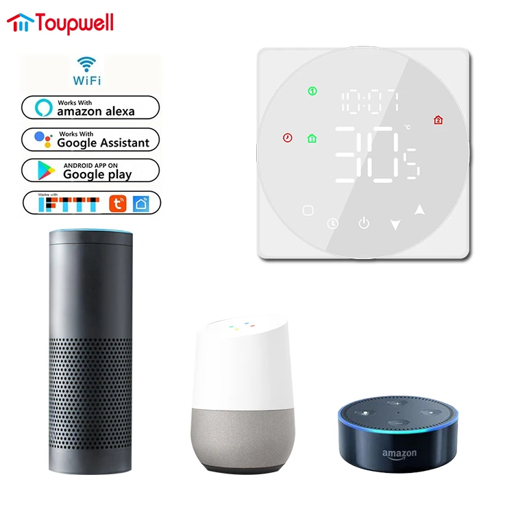 TOUPWELL/OEM manufacturer 12V hotel room smart smart thermostat wifi radiator thermostat for hvac